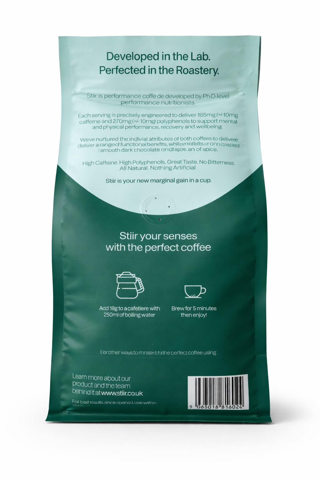 Stiir High Polyphenol Coffee - Beans & Ground